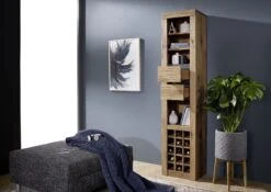 Étagère à Vin 42x35 Chênes Sauvage Et Lombard Huilé Tabacco Brown MONTREUX #325 11 Étagère à Vin 42x35 Chênes Sauvage Et Lombard Huilé Tabacco Brown MONTREUX #325 -Massivmoebel24 48 350 100 2025 5