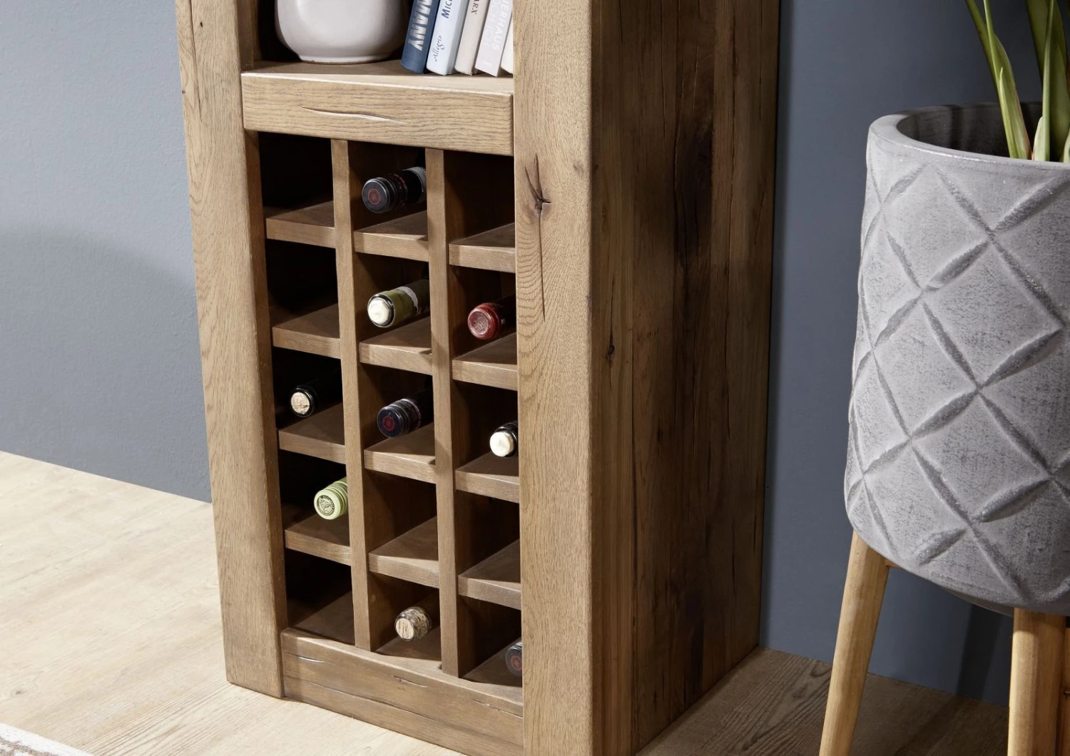 Étagère à Vin 42x35 Chênes Sauvage Et Lombard Huilé Tabacco Brown MONTREUX #325 6 Étagère à Vin 42x35 Chênes Sauvage Et Lombard Huilé Tabacco Brown MONTREUX #325 – Image 6