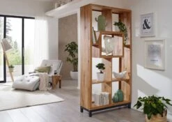 Étagère 100x34 Chêne Sauvage Huilé Bois Naturel VILLANDERS #136