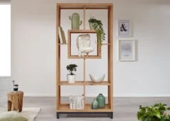 Étagère 100x34 Chêne Sauvage Huilé Bois Naturel VILLANDERS #136 8 Étagère 100x34 Chêne Sauvage Huilé Bois Naturel VILLANDERS #136 -Massivmoebel24 48 350 200 0036 3