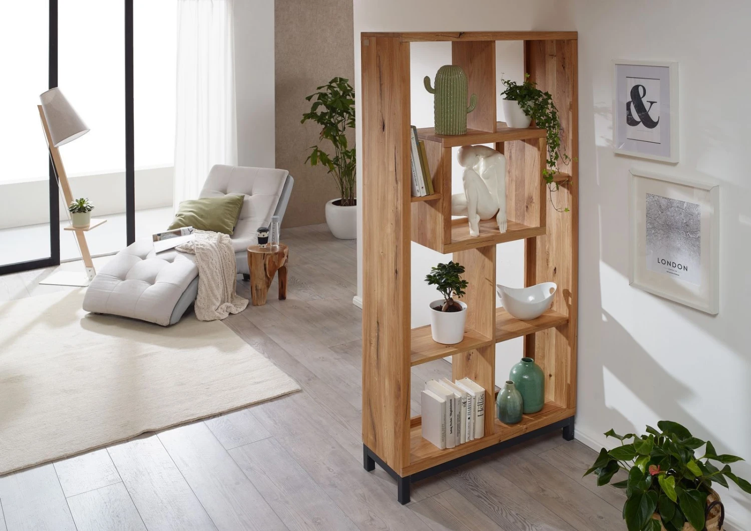 Étagère 100x34 Chêne Sauvage Huilé Bois Naturel VILLANDERS #136 4 Étagère 100x34 Chêne Sauvage Huilé Bois Naturel VILLANDERS #136 – Image 4