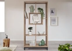 Étagère 100x34 Chêne Sauvage Huilé Bianco VILLANDERS #236 -Massivmoebel24 48 350 200 1036 3