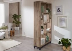 Étagère 100x34 Chêne Sauvage Huilé Bianco VILLANDERS #236 -Massivmoebel24 48 350 200 1036 4