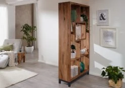 Étagère 100x34 Chêne Sauvage Huilé Tabacco Brown VILLANDERS #336 -Massivmoebel24 48 350 200 2036 4