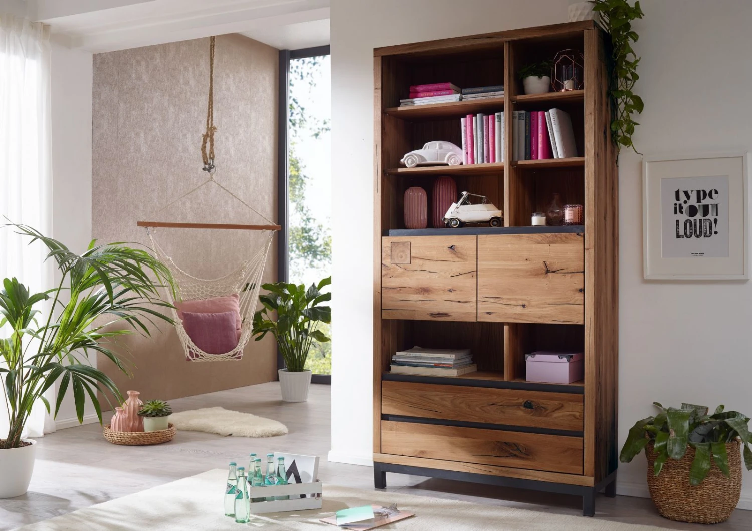 Bibliothèque 100x40 Chêne Sauvage Huilé Tabacco Brown VILLANDERS #338 1 Bibliothèque 100x40 Chêne Sauvage Huilé Tabacco Brown VILLANDERS #338