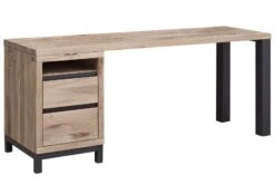 Bureau 180x55 Chêne Sauvage Huilé Bianco VILLANDERS #241 -Massivmoebel24 48 360 200 1041 9