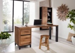 Bureau 150x55 Chêne Sauvage Huilé Tabacco Brown VILLANDERS #343