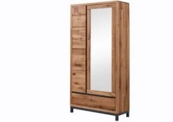 Armoire Penderie 103x40 Chêne Sauvage Huilé Tabacco Brown VILLANDERS #330 13 Armoire Penderie 103x40 Chêne Sauvage Huilé Tabacco Brown VILLANDERS #330 -Massivmoebel24 48 900 200 2030 9