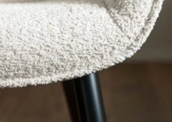 Chaise Rembourrée Structure Acier 67x64x87 Beige / Gris ELLA #101 -Massivmoebel24 51 151 339 1001 04