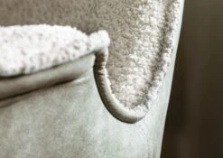 Chaise Rembourrée Structure Acier 67x64x87 Beige / Gris ELLA #101 -Massivmoebel24 51 151 339 1001 06