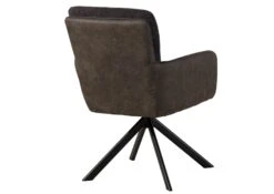 Chaise Pivotante 60x67x91 Gris Foncé / Gris FABIAN #110 -Massivmoebel24 51 151 515 1100 10