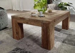 Table Basse 120x80 Teck Brut Teck Naturel BASSANO #105 -Massivmoebel24 54 200 711 0005 3