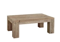 Table Basse 120x80 Teck Brut Teck Naturel BASSANO #105 -Massivmoebel24 54 200 711 0005 9