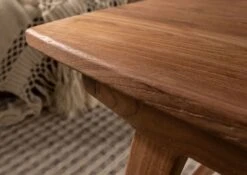 Table Basse 120x60 Teck Brut Teck Naturel BUTON #109 -Massivmoebel24 54 200 720 0009 6