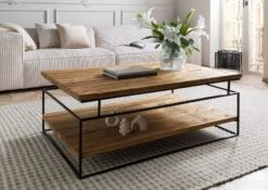 Table Basse 120x80x45 En Bois De Teck Brun COLLECTION LOUNGE #21