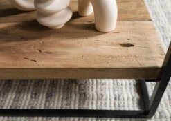 Table Basse 120x80x45 En Bois De Teck Brun COLLECTION LOUNGE #21 -Massivmoebel24 54 200 960 0021 06