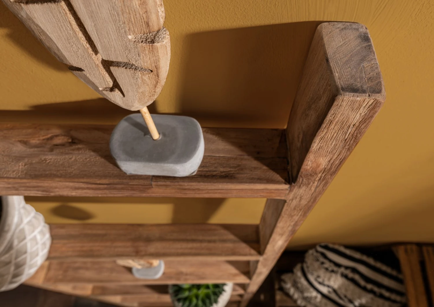 Échelle Porte-serviette 50x5 Teck Brut Teck Naturel BASSANO #134 6 Échelle Porte-serviette 50x5 Teck Brut Teck Naturel BASSANO #134 – Image 6