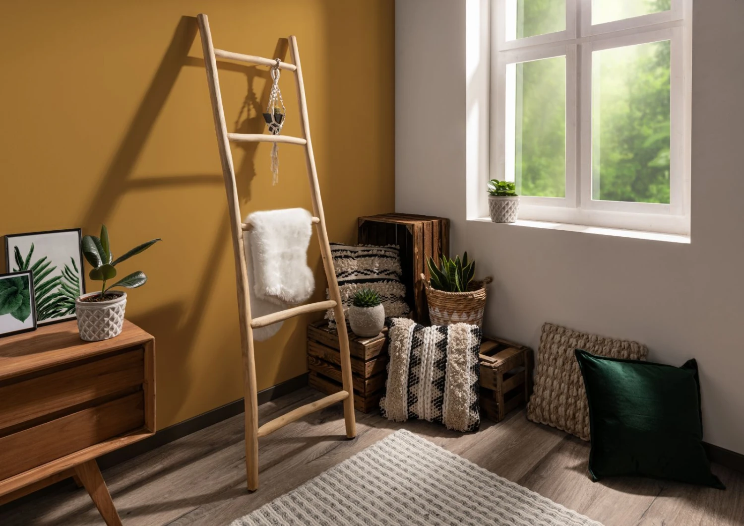 Échelle Porte-serviette 50x5 Teck Brut Teck Naturel BASSANO #135 1 Échelle Porte-serviette 50x5 Teck Brut Teck Naturel BASSANO #135