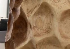 Colonne En Bois 30x30 Suar Laqué Bois Naturel Objet Décoratif UNIKA #176 -Massivmoebel24 54 900 901 0076 6