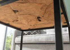 Table Basse 60x60 Teck Laqué Teck Naturel UNIKA #185 12 Table Basse 60x60 Teck Laqué Teck Naturel UNIKA #185 -Massivmoebel24 54 900 901 0085 6