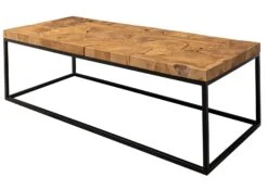 Table Basse 140x60 Teck Laqué Teck Naturel UNIKA #188 13 Table Basse 140x60 Teck Laqué Teck Naturel UNIKA #188 -Massivmoebel24 54 900 901 0088 9