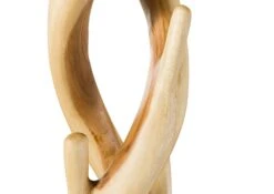 Portemanteau Suar 28x28x190 Naturel Laqué UNIKA #193 -Massivmoebel24 54 900 901 0093 07