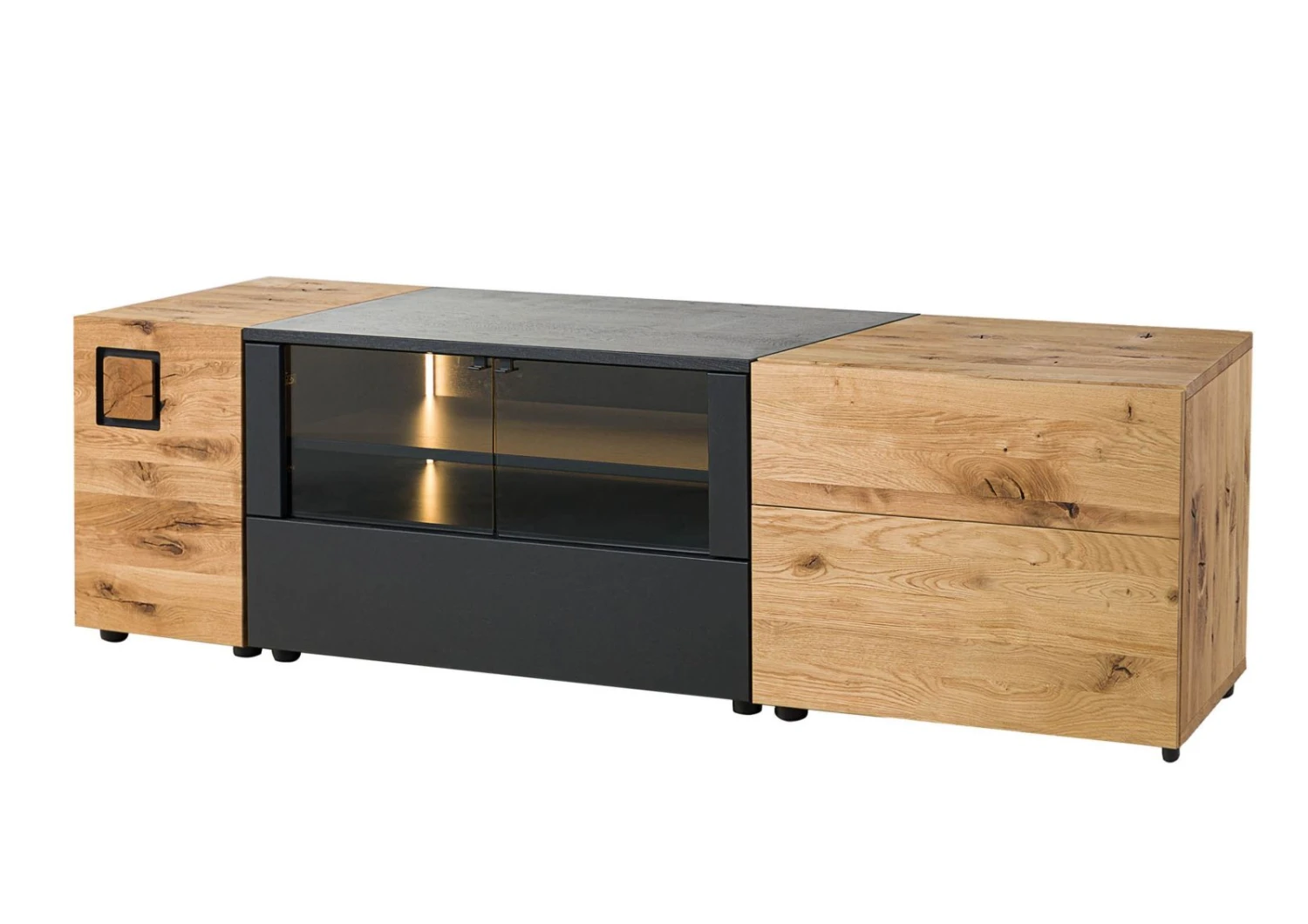 Buffet Bas Chêne Sauvage 170x52x52 Naturel Huilé/verni KITZBÜHEL #122 9 Buffet Bas Chêne Sauvage 170x52x52 Naturel Huilé/verni KITZBÜHEL #122 – Image 9