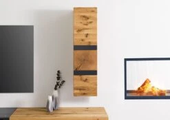 Armoire à Suspendre Chêne Sauvage 33x33,5x123 Naturel Huilé/laqué KITZBÜHEL #101