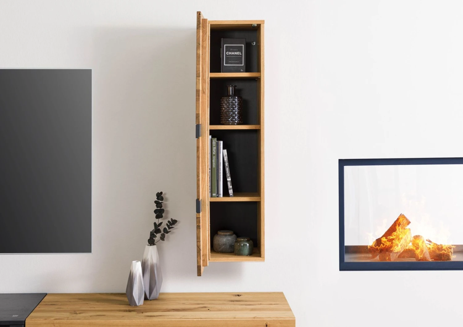 Armoire à Suspendre Chêne Sauvage 33x33,5x123 Naturel Huilé/laqué KITZBÜHEL #101 3 Armoire à Suspendre Chêne Sauvage 33x33,5x123 Naturel Huilé/laqué KITZBÜHEL #101 – Image 3