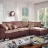 Canapé D'angle 330x178 Beige SOFAS