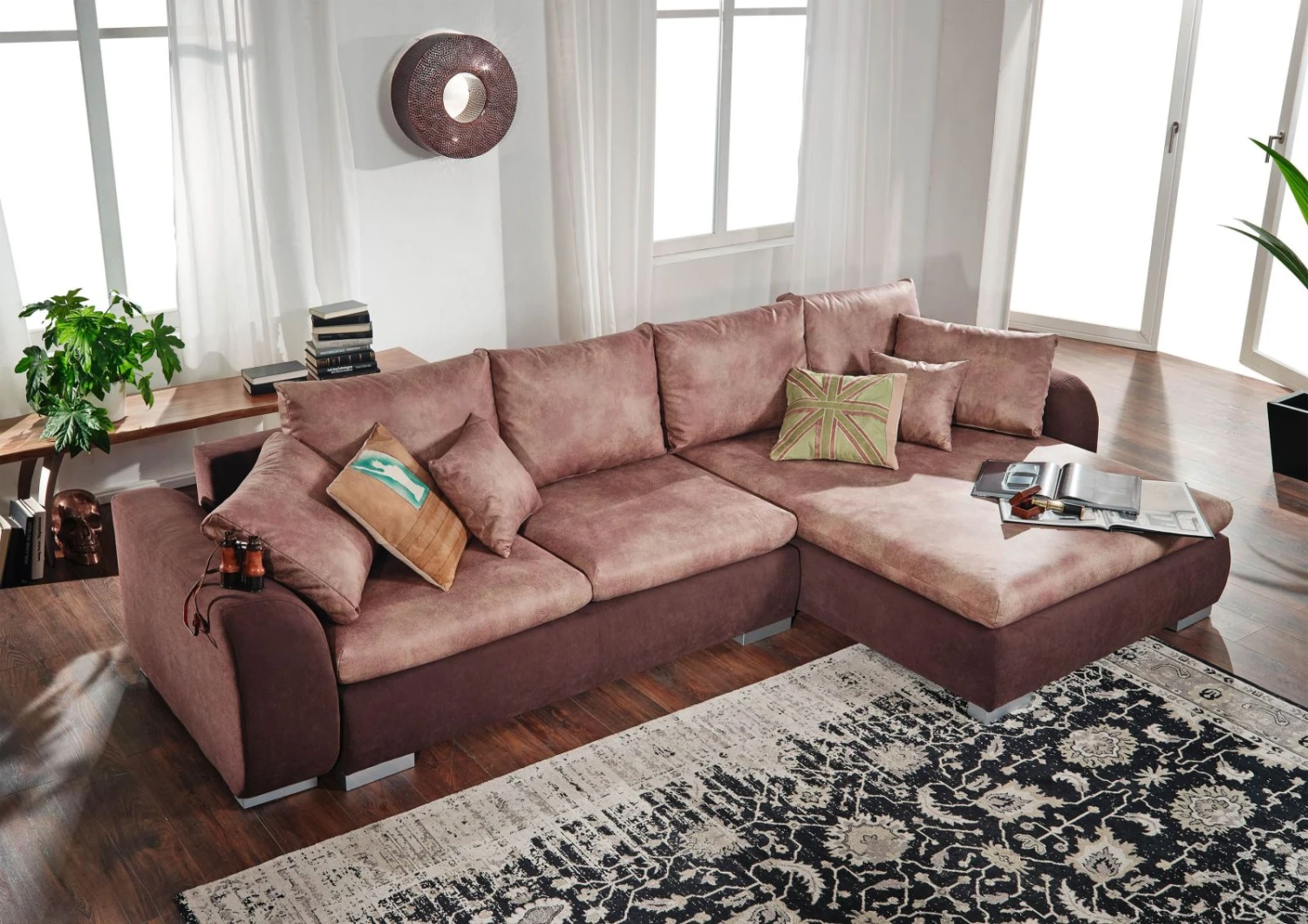 Canapé D'angle 330x178 Beige SOFAS 2 Canapé D'angle 330x178 Beige SOFAS – Image 2