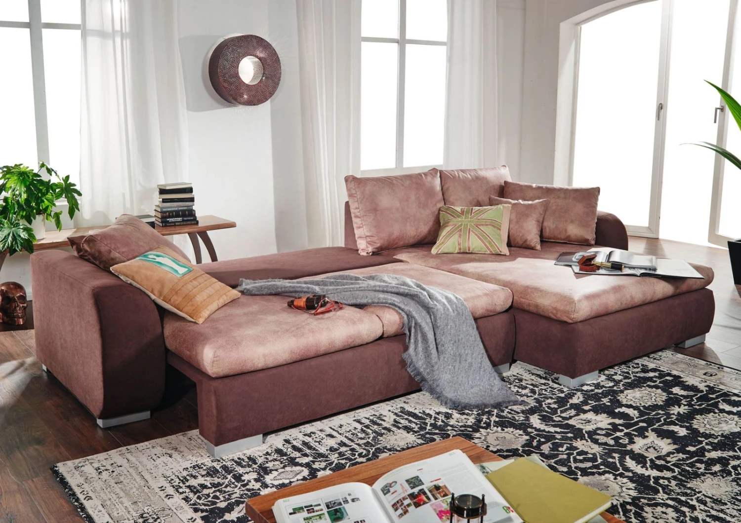 Canapé D'angle 330x178 Beige SOFAS 3 Canapé D'angle 330x178 Beige SOFAS – Image 3