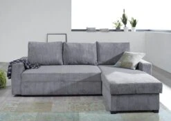 Canapé D'angle 238x164 Gris SOFAS -Massivmoebel24 68 920 100 0027 3
