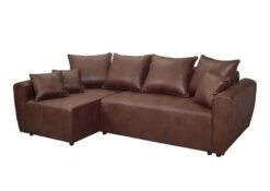 Canapé D'angle 247x145 Brun SOFAS -Massivmoebel24 68 920 100 0068 9