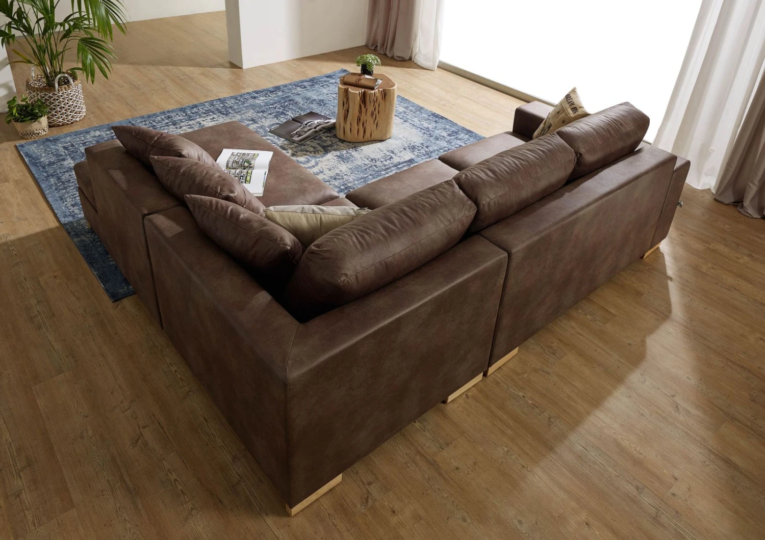 Canapé D'angle 266x216 Brun SOFAS 4 Canapé D'angle 266x216 Brun SOFAS – Image 4