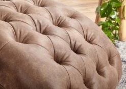 Fauteuil 67x159 Brun Clair SOFAS #90 -Massivmoebel24 68 920 100 0090 4