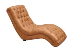Fauteuil 67x159 Cognac SOFAS #93 -Massivmoebel24 68 920 100 0093 9