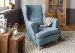 Fauteuil 71x74x105 Bleu SCANDI #108