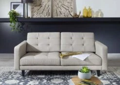 Canapé 182x88 Gris Taupe 2 Places SOFAS #121 -Massivmoebel24 68 920 100 0121 3