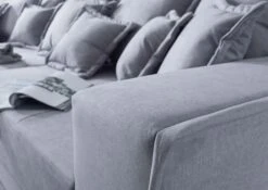 Canapé Profondeur XXL 289x110 Gris SOFAS #129 -Massivmoebel24 68 920 100 0129 4