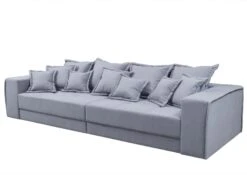 Canapé Profondeur XXL 289x110 Gris SOFAS #129 -Massivmoebel24 68 920 100 0129 9