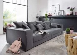 Canapé 289x110 Gris Foncé 4 Places SOFAS #130