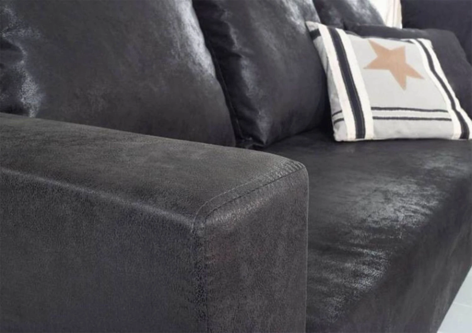 Canapé D'angle Incl. Repose-pied 230x160 Gris SOFAS 5 Canapé D'angle Incl. Repose-pied 230x160 Gris SOFAS – Image 5