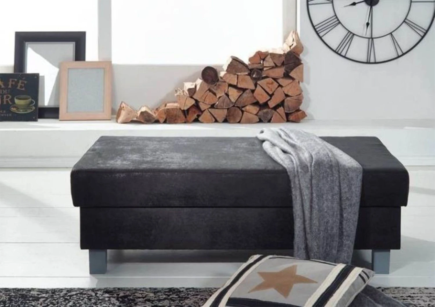 Canapé D'angle Incl. Repose-pied 230x160 Gris SOFAS 6 Canapé D'angle Incl. Repose-pied 230x160 Gris SOFAS – Image 6