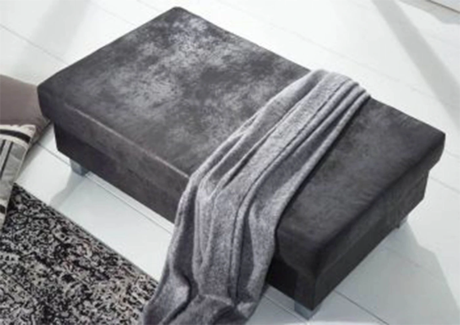 Canapé D'angle Incl. Repose-pied 230x160 Gris SOFAS 7 Canapé D'angle Incl. Repose-pied 230x160 Gris SOFAS – Image 7