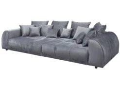 Canapé Profondeur XXL Incl. Repose-pied Gris SOFAS #180 18 Canapé Profondeur XXL Incl. Repose-pied Gris SOFAS #180 -Massivmoebel24 68 920 100 0180 9