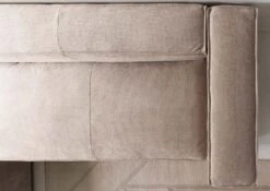 Canapé D?angle 3 Places En Polyester Beige BRUGGE -Massivmoebel24 68 920 100 0181 5