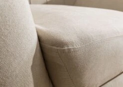 Fauteuil En Polyester Beige HOLMA 14 Fauteuil En Polyester Beige HOLMA -Massivmoebel24 68 920 100 0187 6