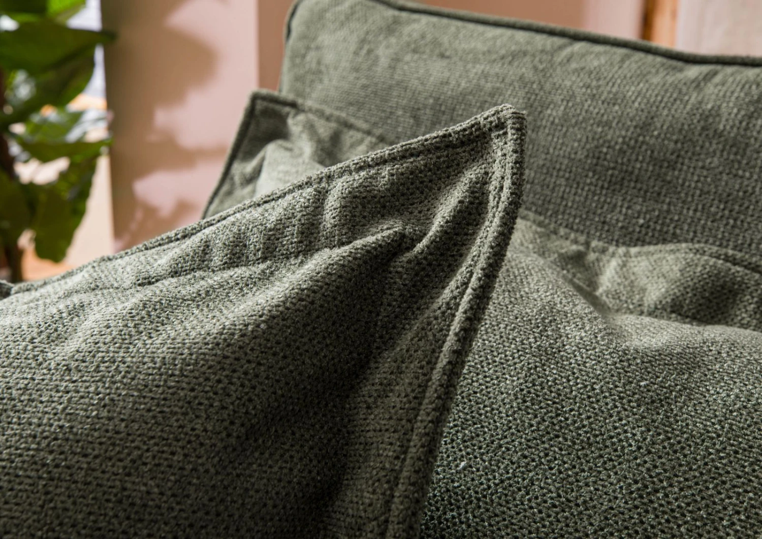 Canapé 2 Places En Polyester Vert KINGSTON 4 Canapé 2 Places En Polyester Vert KINGSTON – Image 4