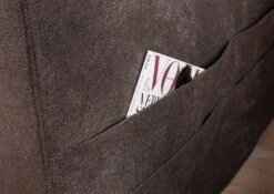 Canapé 3 Places En Polyester Gris Taupe KINGSTON -Massivmoebel24 68 920 100 0202 6